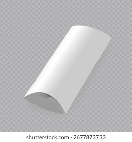 
Embalaje de papel en blanco blanco para doner kebab aislado sin Vector de fondo