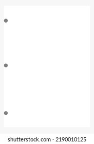 White blank paper texture with gray edges