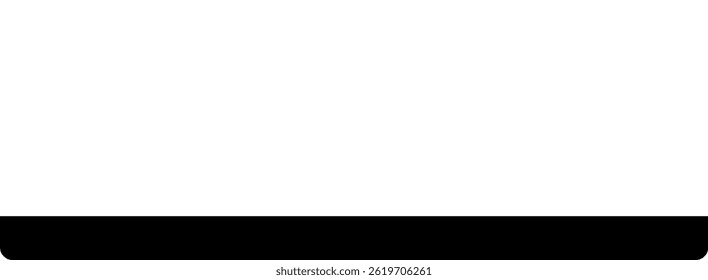 White Blank Rectangle Dialog Speech Bubble
