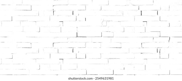 White blocks grunge style brick wall texture.	