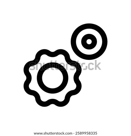 White blood cell count. Editable stroke vector icon.