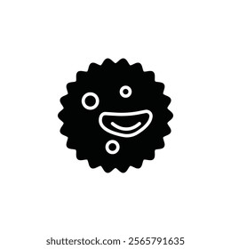 White blood cell icon Vector flat thin line illustration