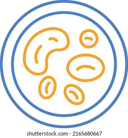 White Blood Cell vector icon. Can be used for printing, mobile and web applications.