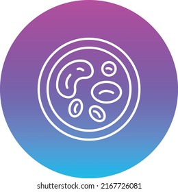 White Blood Cell vector icon. Can be used for printing, mobile and web applications.