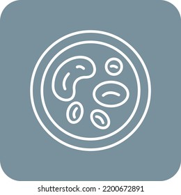 Icono vectorial de la anemia blanca. Se puede usar para imprimir, móviles y aplicaciones web.
