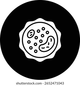 Icono de Vector de glóbulos blancos. Se puede utilizar para aplicaciones de impresión, móviles y de Web.