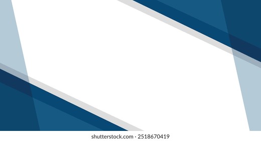 Fondo abstracto blanco y azul. Fondo de Anuncio azul y blanco abstracto moderno con Formas geométricas. Ilustración vectorial