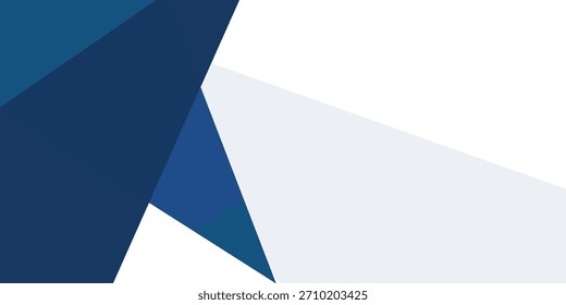 White and blue abstract background. Modern abstract blue and white banner background with geometric shapes. modern eps10