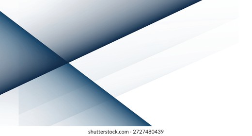 White and blue abstract background. Modern abstract blue and white banner background with geometric shapes. Vector illustration