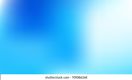 White and Blue Abstract Gradient blurred vector background