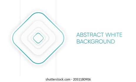 White and blue abstract minimal tech background