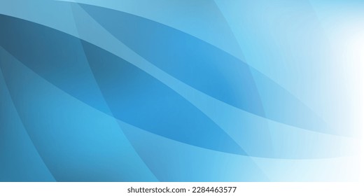 White and Blue Abstract Modern Transparent Curved Lines and Wavy Shapes, Gradient Vector Background