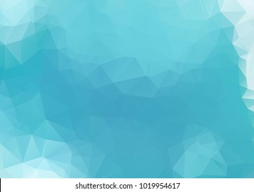 White Blue, Abstract Polygonal Mosaic Background, modern background, Low Poly Style, Vector illustration, Business Design Templates