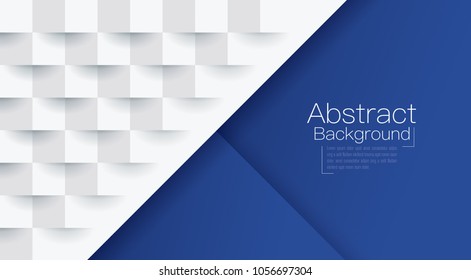 White and blue abstract texture. Vector background 3d paper art style can be used in cover design, book design, poster, flyer, cd cover, website backgrounds or advertising.