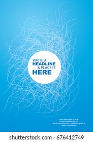 white blue background can be used for poster, banner, layout, annual report, web design, Invitation, Leaflet, texture Cover page design.