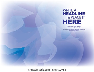 white blue background can be used for poster, banner, layout, annual report, web design, Invitation, Leaflet, texture Cover page design.