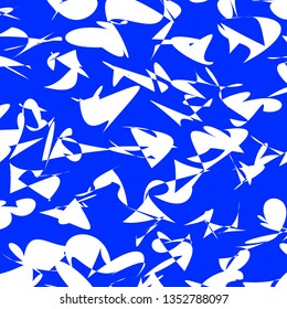 White and Blue background. Great background. Can be used for wallpaper, fabric, web page background, surface textures. Abstract background. Fashion graphics. Vector images.
