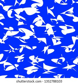 White and Blue background. Great background. Can be used for wallpaper, fabric, web page background, surface textures. Abstract background. Fashion graphics. Vector images.