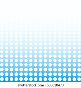 White blue background with mesh of dots. Geometric style.