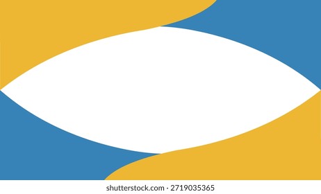 Un fondo blanco y azul sobre un fondo amarillo y azul