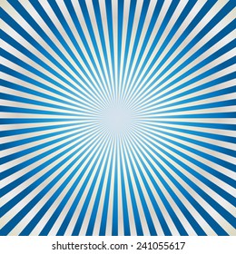white blue background : sunburst vector