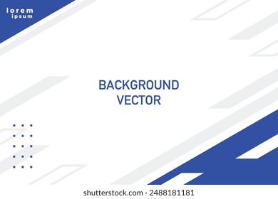 Gráfico de efecto de iluminación de Ilustración vectorial de fondo blanco y azul para infografía de diseño de tableros de texto y mensajes