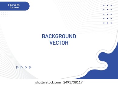 Gráfico de efecto de iluminación de Ilustración vectorial de fondo blanco y azul para infografía de diseño de tableros de texto y mensajes