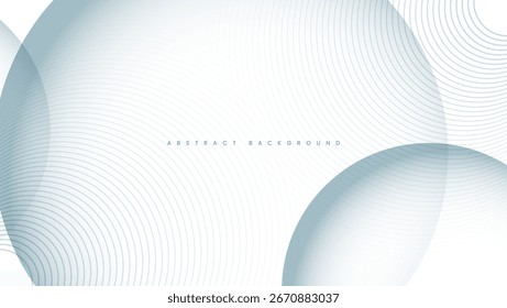 fundo abstrato círculo branco e azul com linhas. ótimo para apresentação, banner , cartaz, website