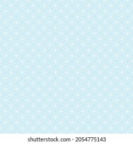 Línea de patrón de círculo blanco y azul, fondo transparente. El patrón geométrico sin fisuras de los círculos. Papel envuelto.