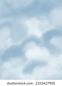 Vector de colores de las nubes blancas y azules, ilustraciones para la decoración de paredes, papel pintado, impresiones de arte, plantillas, almohadas, diseños de estuches de teléfono, fondo, fondo, etc.