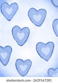 white blue colorful abstract illustration, background, wallpaper, card invitation design