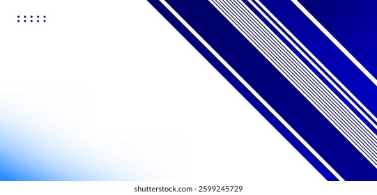 White and blue colour abstract gradient background with blue colour geometric lines design background vector illustration eps10. Perfect for modern projects, basktop wallpaper,business, poster banner.