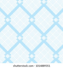 white blue dashed line frame diamond shape overlapped pattern background vector illustration image