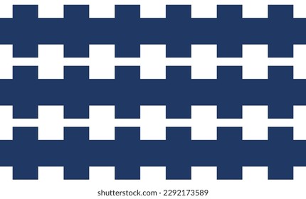 white and blue fence pattern, blue abstract background repeat seamless style, replete image design for fabric printing