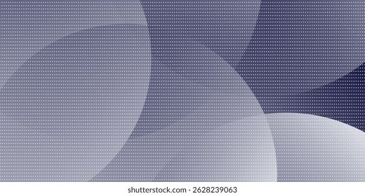 White  and blue geometric abstract background overlap layer on bright space. Modern graphic design element circles style concept for banner.