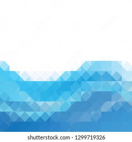 white and blue geometric background