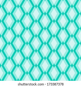 White blue Geometric seamless Pattern. Stereoscopic background for greeting card, wallpaper, furniture, fabric print. Vector ornament.