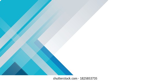 White blue gradient background with abstract graphic elements for presentation template and web header design. Vector illustration for business, corporate, institution, festive, seminar, and talks