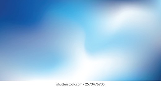 White and blue gradient, clear sky, background, banner, template for designing banners, web pages, etc.