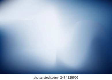 The white and blue gradient reflective background image reflects abstraction.