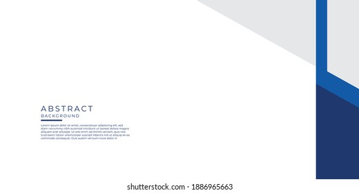 White Blue Gradient Silver Box Triangle Abstract Background Vector Presentation Design. Vector illustration design for presentation, banner, cover, web, card, poster, and wallpaper