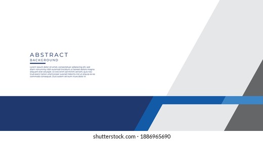 Diseño de presentación de vectores de fondo de triángulo de la caja plateada de degradado azul blanco. Diseño de ilustración vectorial para presentación, banner, portada, web, tarjeta, cartel y fondo de pantalla