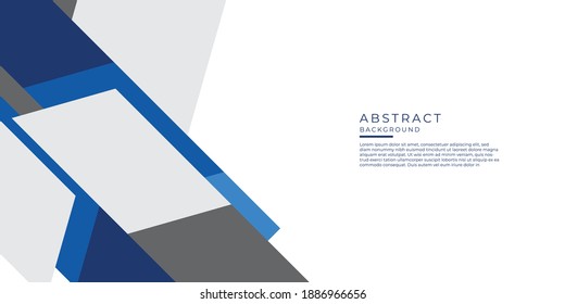 White Blue Gradient Silver Box Triangle Abstract Background Vector Presentation Design. Vector illustration design for presentation, banner, cover, web, card, poster, and wallpaper