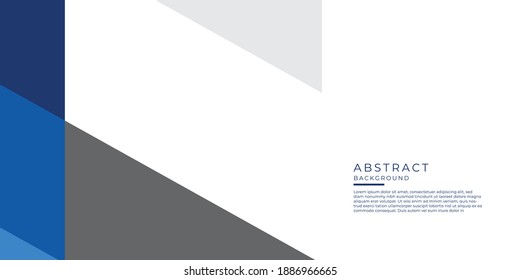 White Blue Gradient Silver Box Triangle Abstract Background Vector Presentation Design. Vector illustration design for presentation, banner, cover, web, card, poster, and wallpaper