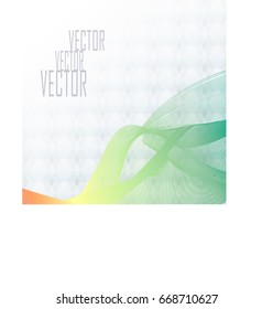 White blue and green abstract wave background pattern,light glow technology style, graphic design vector
