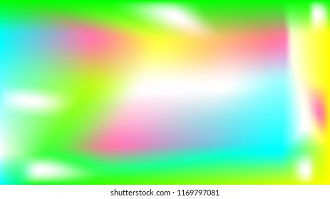 White, blue, green, pink and yellow pastel Easter vector background with copy space. Random mesh gradient used. 