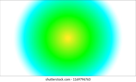 White, blue, green and yellow pastel Easter vector background with copy space. Random mesh gradient used. 