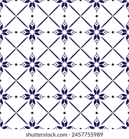 Weiß-blaue Luxus-Vektorgrafik nahtloses Muster. Ornamente, traditionelle, ethnische, arabische, türkische, indische Motive. Ideal für Stoff und Textil, Bildschirmhintergrund, Verpackungsdesign oder jede beliebige Idee.