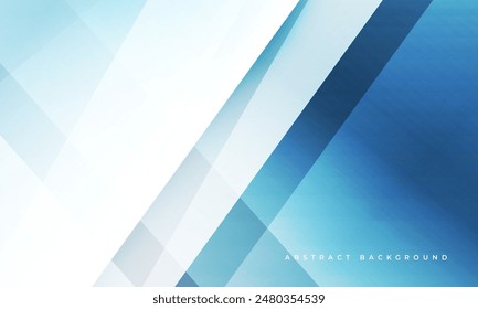 White and blue modern abstract background. Light abstract backdrop with geometric shapes. Vector illustration