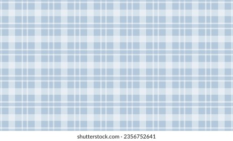White and blue plaid fabric texture as a background